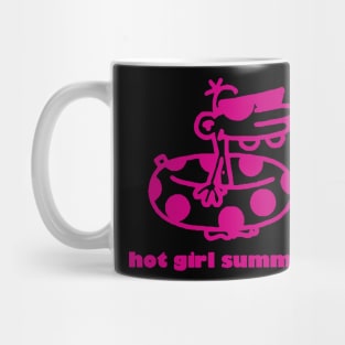 Strawberry Pink Manny says hot girl summer Mug